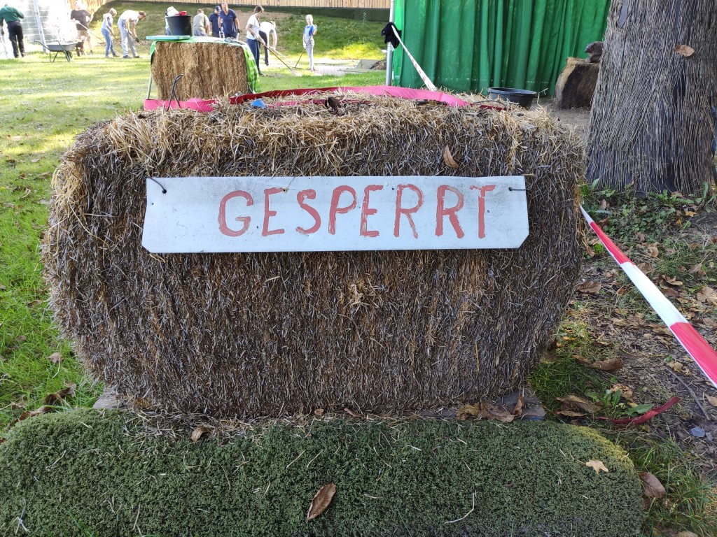 Firmenevent - Platz gesperrt