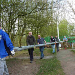 Teamwork beim Frühjahrsputz