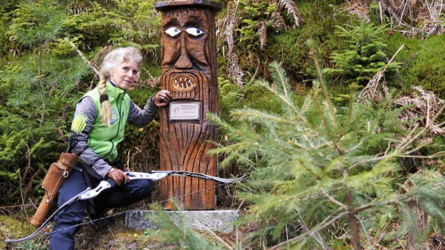 Parcours Forbach mit Holzfigur Parcours Forbach mit Holzfigur